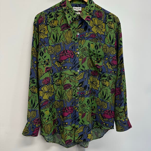폴스미스 프랑스 플라워 레이온 셔츠