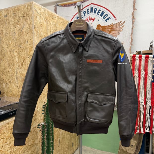 리얼시몬스 홀스하이드 A2 플아이트 자켓