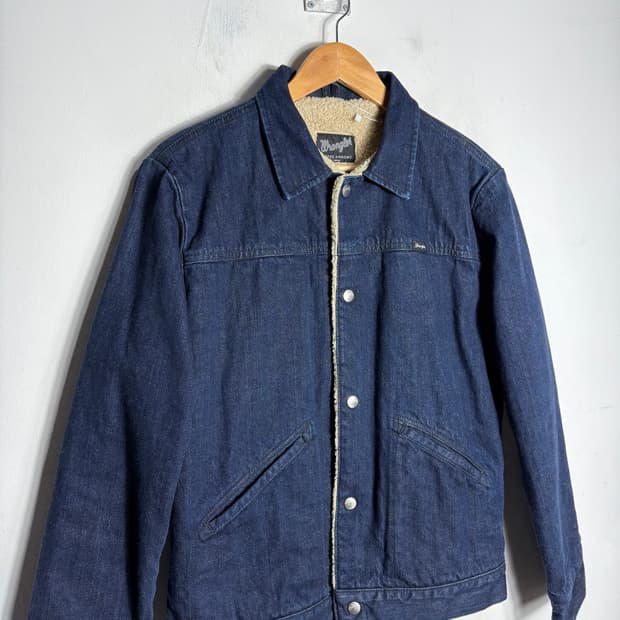 wrangler 랭글러X유나이티드 애로우즈 시어링 안감 진청 데님 자켓
