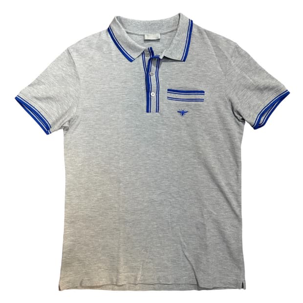 00s Dior Homme Bee Embroidered Polo
