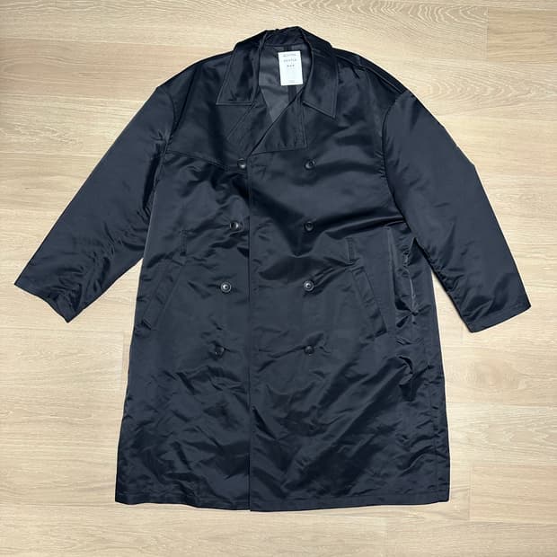 미스터 젠틀맨 블랙 트렌치 코트 XL 