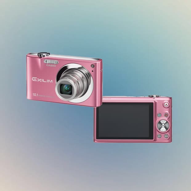 CASIO EXILIM 카시오 엑슬림 EX-Z100 핑크 디지털카메라