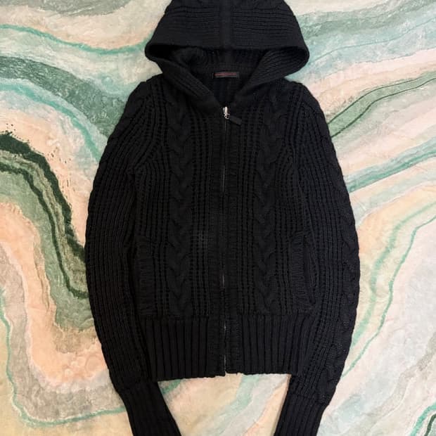 cromosome in 니트 후드집업