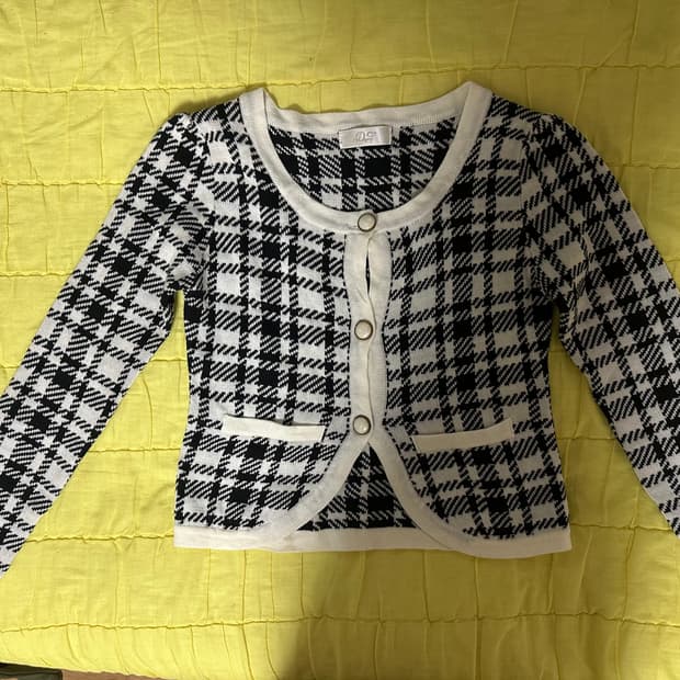 Deary 버튼 금장 가디건 