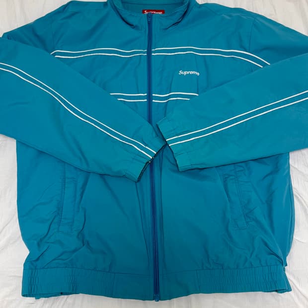 슈프림 자수 트랙 자켓