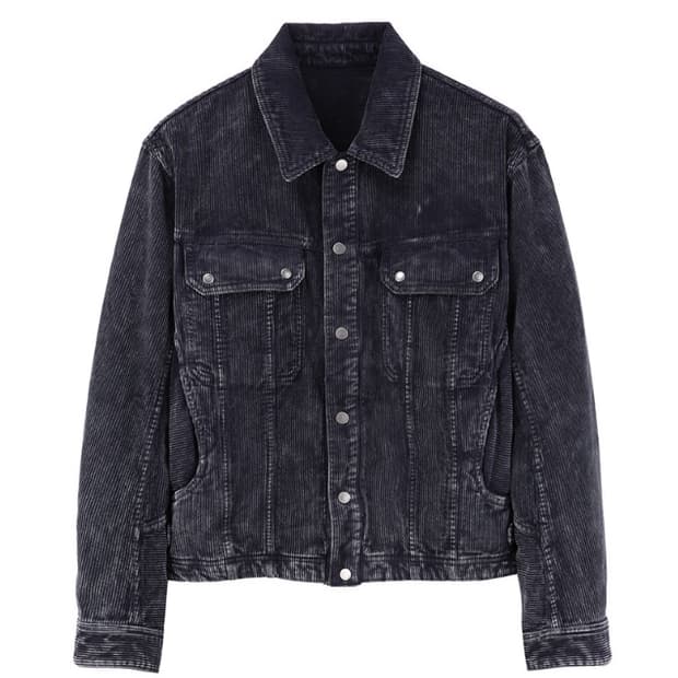 일꼬르소 워시드 코듀로이 트러커 자켓 차콜그레이 / L