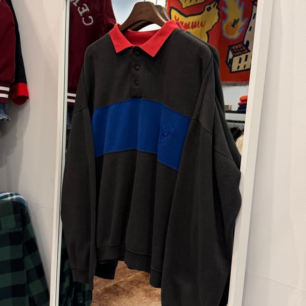 90-00s Cherokee 빈티지 럭비 스웻 셔츠