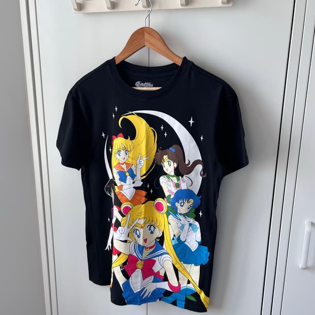(Rare) sailormoon 세일러문 정품 빈티지 반팔 티셔츠