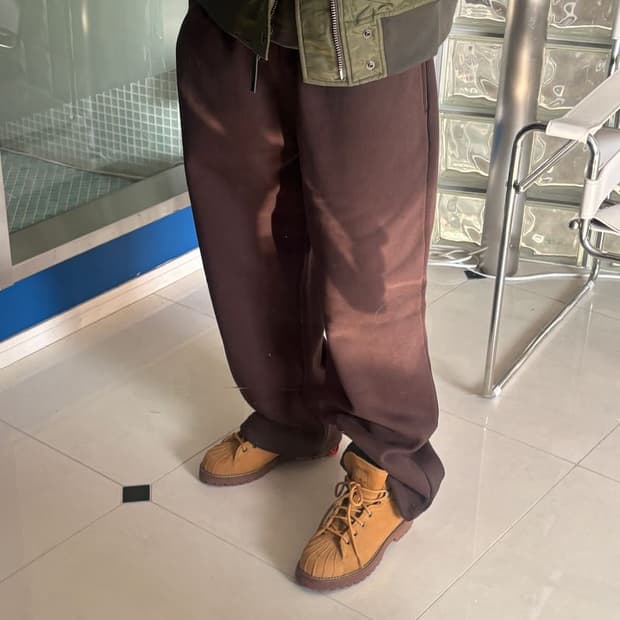 HEWAVYWEIGHT SWEAT WIDE STRAIGHT PANTS