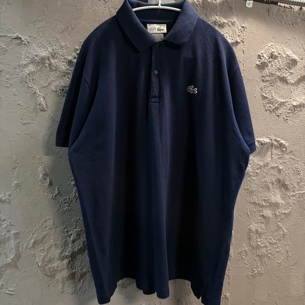 XL 라코스테 LACOSTE 프랑스 생산 클래식 피케 폴로 셔츠 네이비