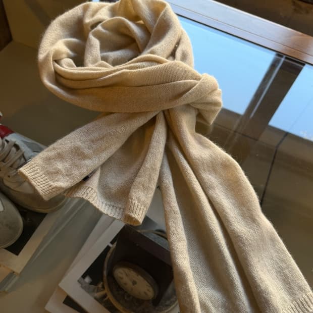 니키 콜롬보 캐시미어 100% 이태리 메이드 머플러