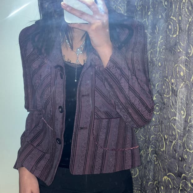 INVEST 히메 퍼플 자켓