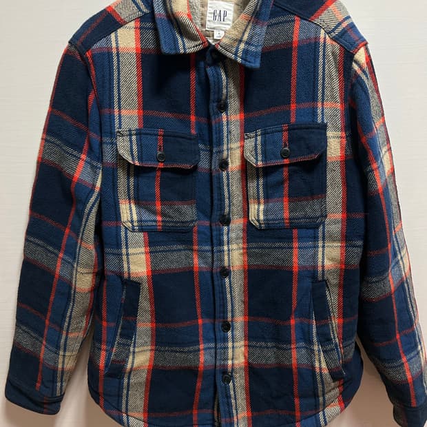 GAP 남성 체크 셔츠 자켓 S