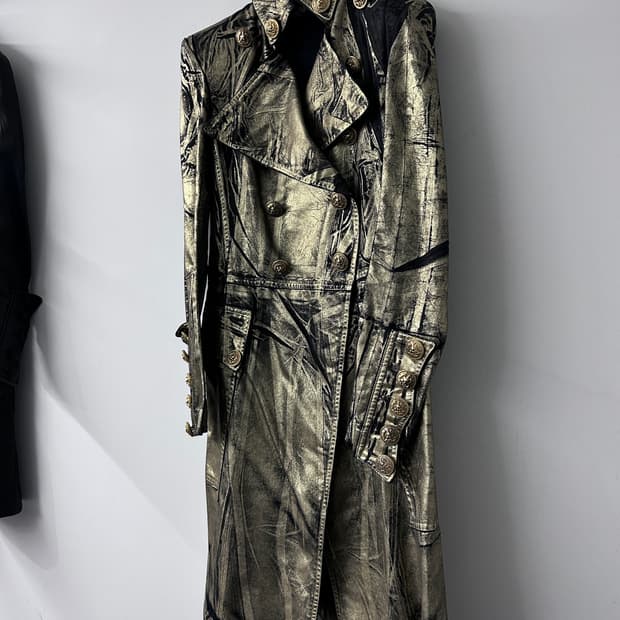 발망 데카르넹 골드 브러쉬드 나폴레옹 코트