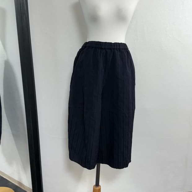 16ss 꼼데가르송 꼼데가르송 네이비 스트라이프 벌룬 숏팬츠s