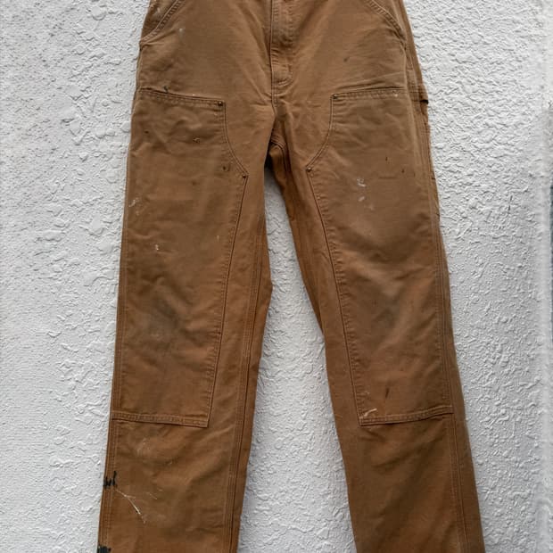 Vintage Carhartt Brown Duck Double Knee 