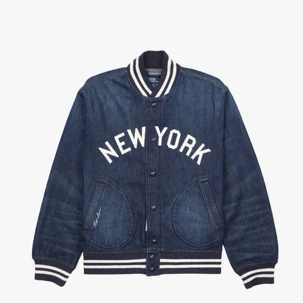 폴로 랄프로렌 양키스 데님 바시티 (M)