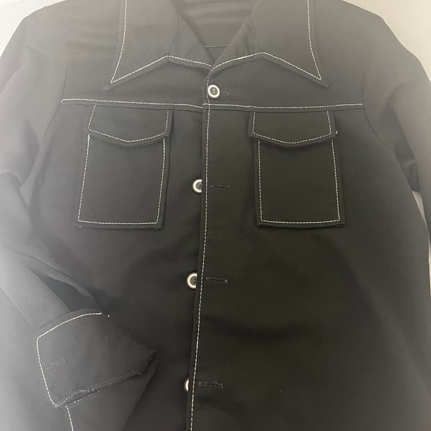 더블 니트 셔츠