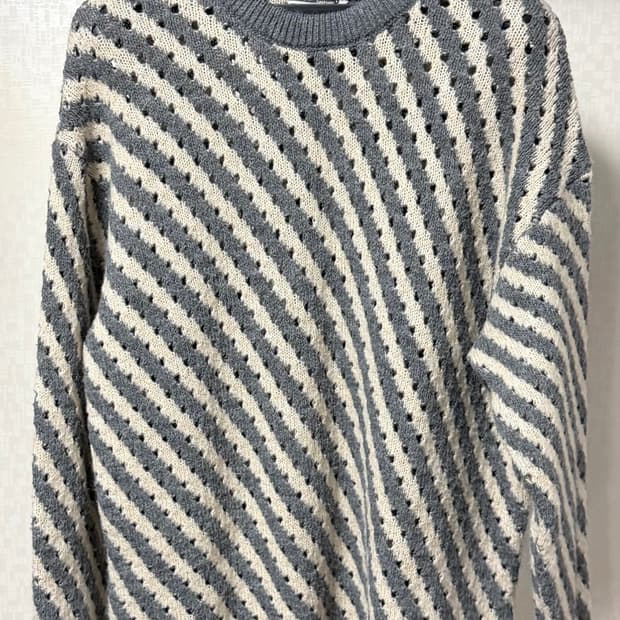 자라 망사 니트