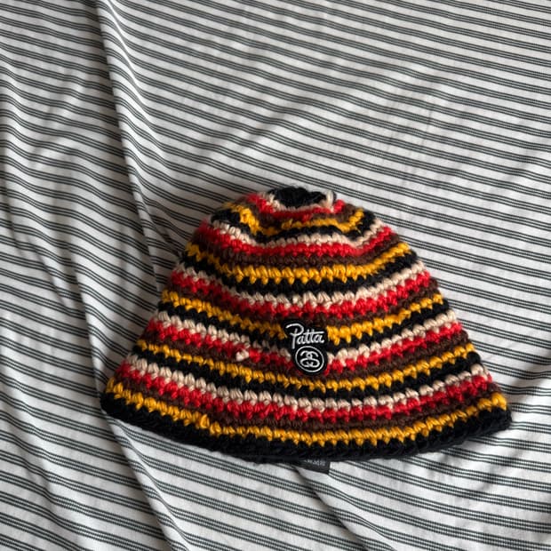 스투시X파타 버킷햇