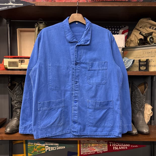 50~60s 프렌치 워크 자켓 / 빈티지 초어 자켓 워크 웨어 N797