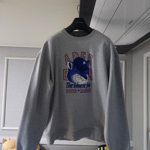 [거의 새것] 아더에러 메종키츠네 스웻 맨투맨 티셔츠 A2