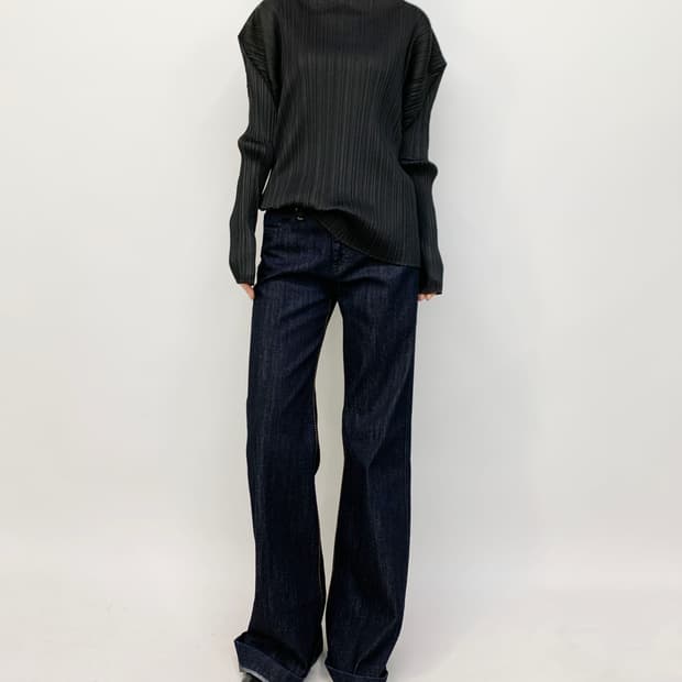 플리츠 플리즈 블라우스