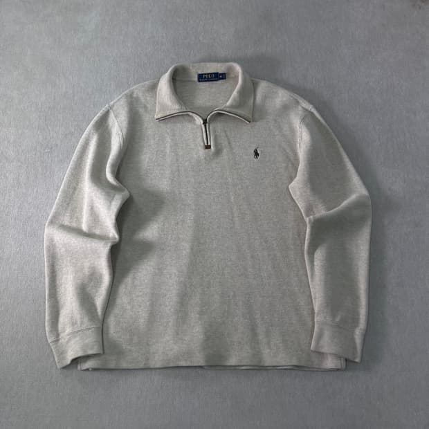 100 폴로랄프로렌 반집업 코튼 니트