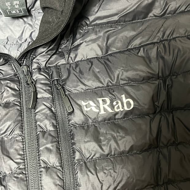 Rab 랩 마이크로 라이트 알파인 블랙 [UK S]