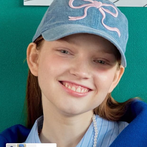 론론 리본 볼캡