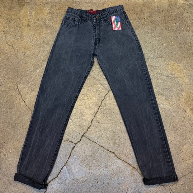 90s 미국 빈티지 리바이스 블랙진 청바지