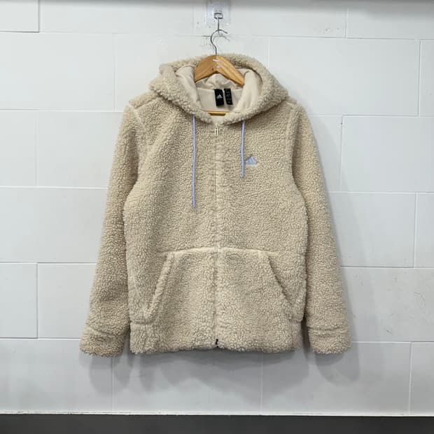 아디다스 뽀글이 플리스 자켓