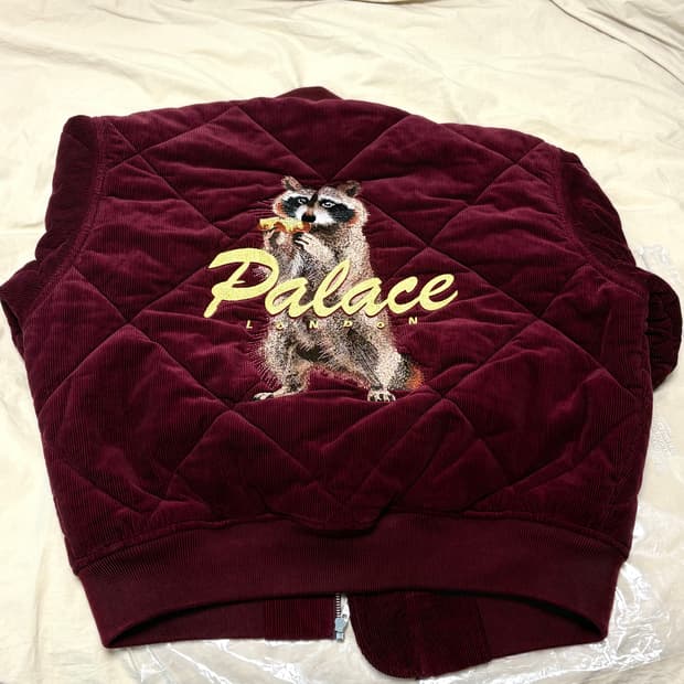 팔라스 라쿤 자켓 버건디 S