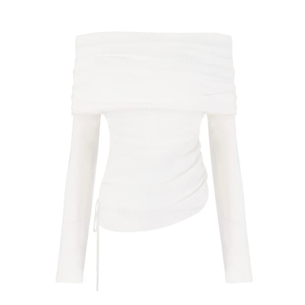 클리시어 클라우디 프라페 드레이프 니트