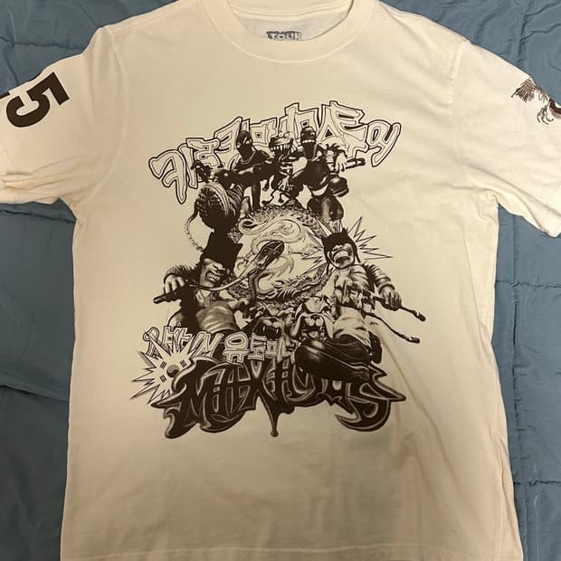 트레비스 스캇 머천 반팔 M