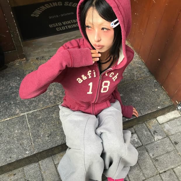Abercrombie Hood Zip-Up