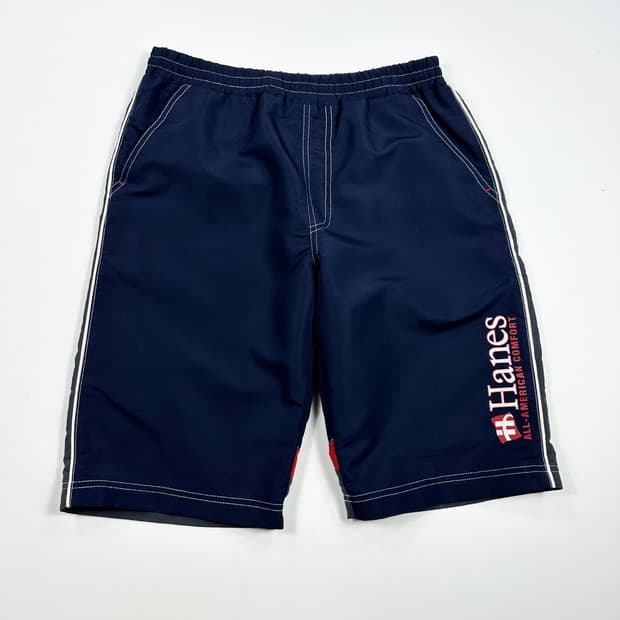 JPN Hanes 재팬 빈티지 우븐 스윔팬츠 S