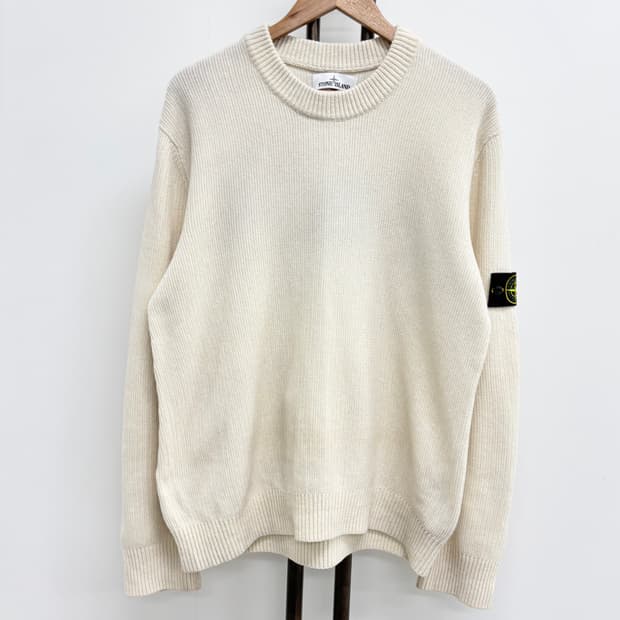 [L]스톤아일랜드 와펜패치 13주년 골지 니트