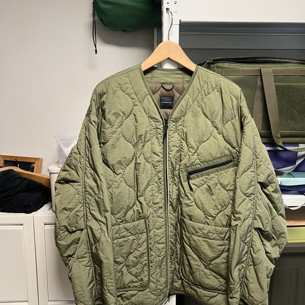 1사이즈) 모이프 밀라이너 올리브 자켓