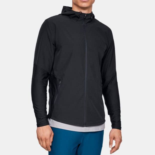 언더아머 바람막이 후드집업L