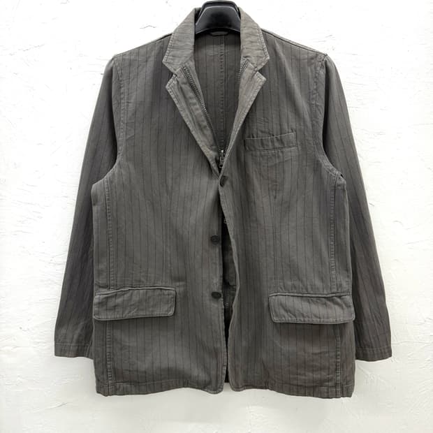 zapatear 핀스트라이프 더블 클로징 자켓