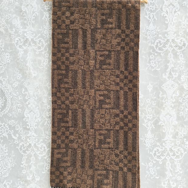 펜디 FF 로고 울 머플러 (made in italy)