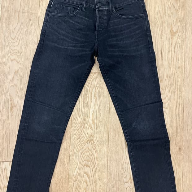 TOM FORD SELVEDGE WASHED BLACK JEAN
