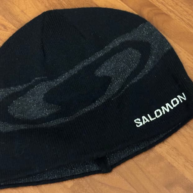 살로몬 salomon 링크 비니 블랙 