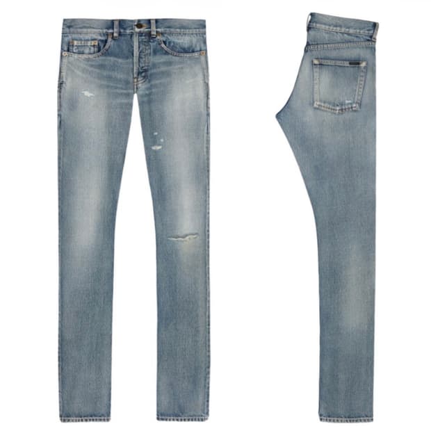 [31] 생로랑 슬림핏 데님 진 산타 모니카 블루