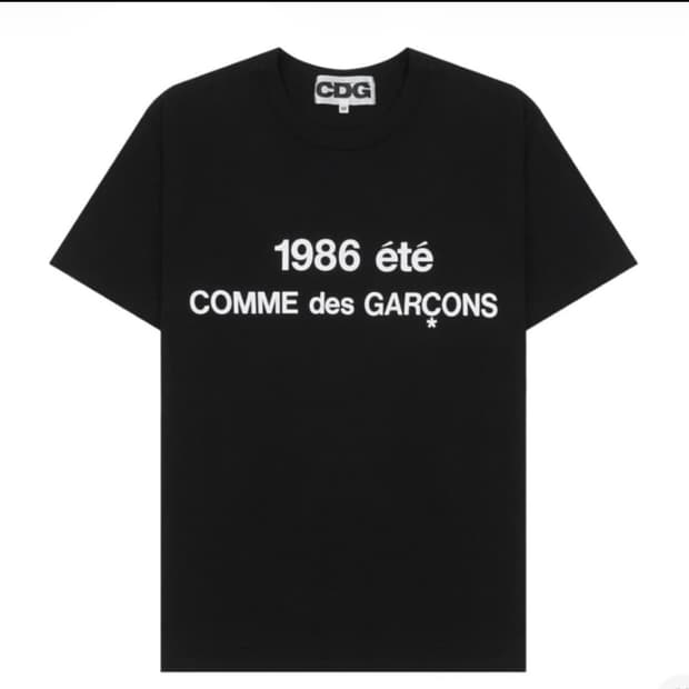 꼼데가르송 1986 cdg 반팔 티셔츠
