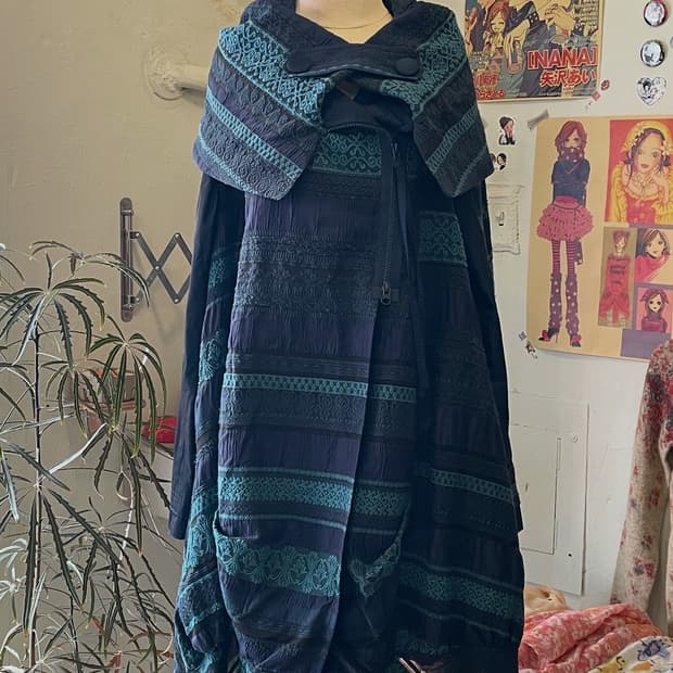 에스닉 케이프 롱 자켓 [무배]