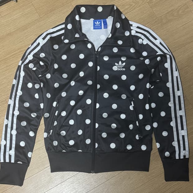 아디다스 도트 땡땡이 져지 M사이즈 나우아임영 착용