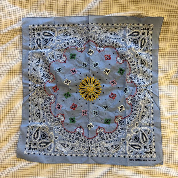 로에베 19SS 페이즐리 반다나 스카프