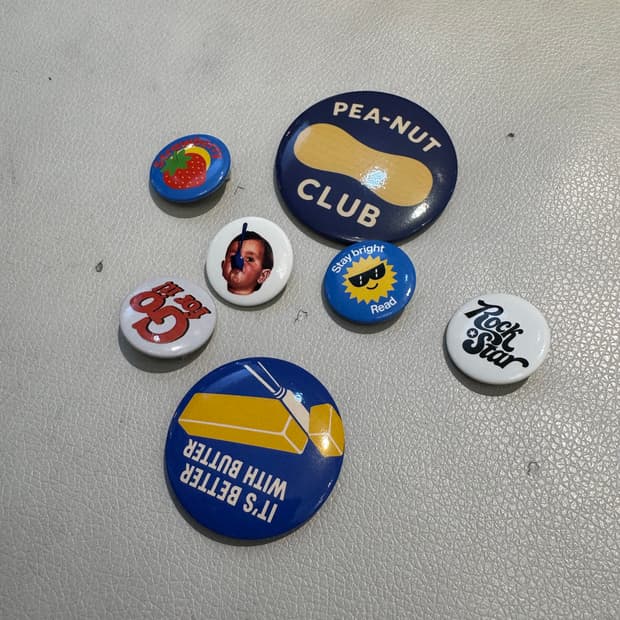 빈티지 뱃지 브롯지 7set